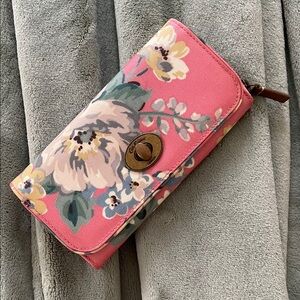 Cath Kidston Pink and Yellow Floral Wallet
